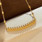 [LUXE JEWELRY] CLASH  SMALL FULL DIAMOND NECKLACE