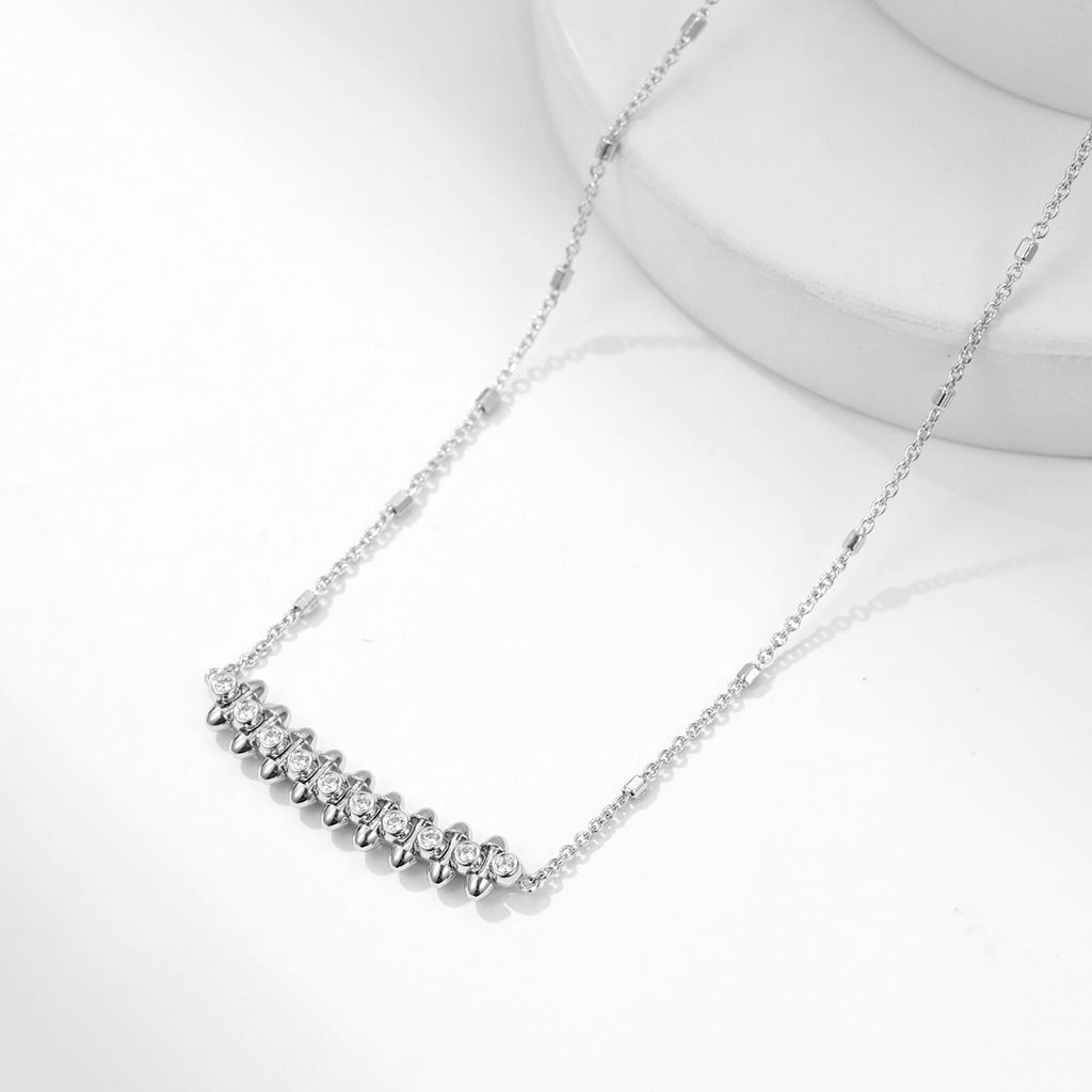 [LUXE JEWELRY] CLASH  MEDIUM DIAMOND NECKLACE