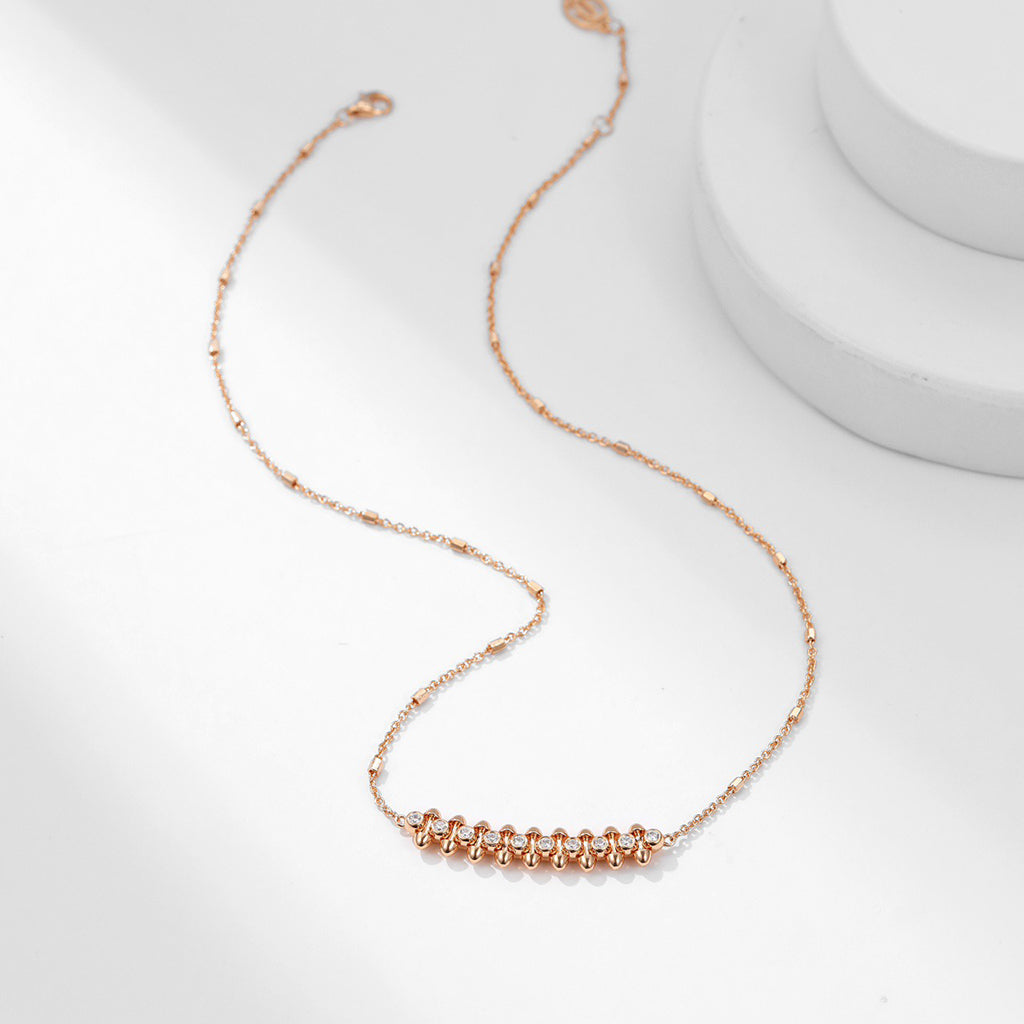 [LUXE JEWELRY] CLASH  MEDIUM DIAMOND NECKLACE