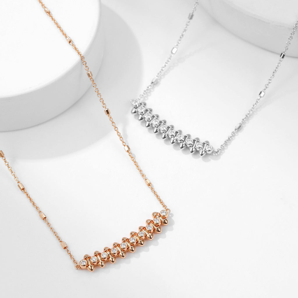 [LUXE JEWELRY] CLASH  MEDIUM DIAMOND NECKLACE