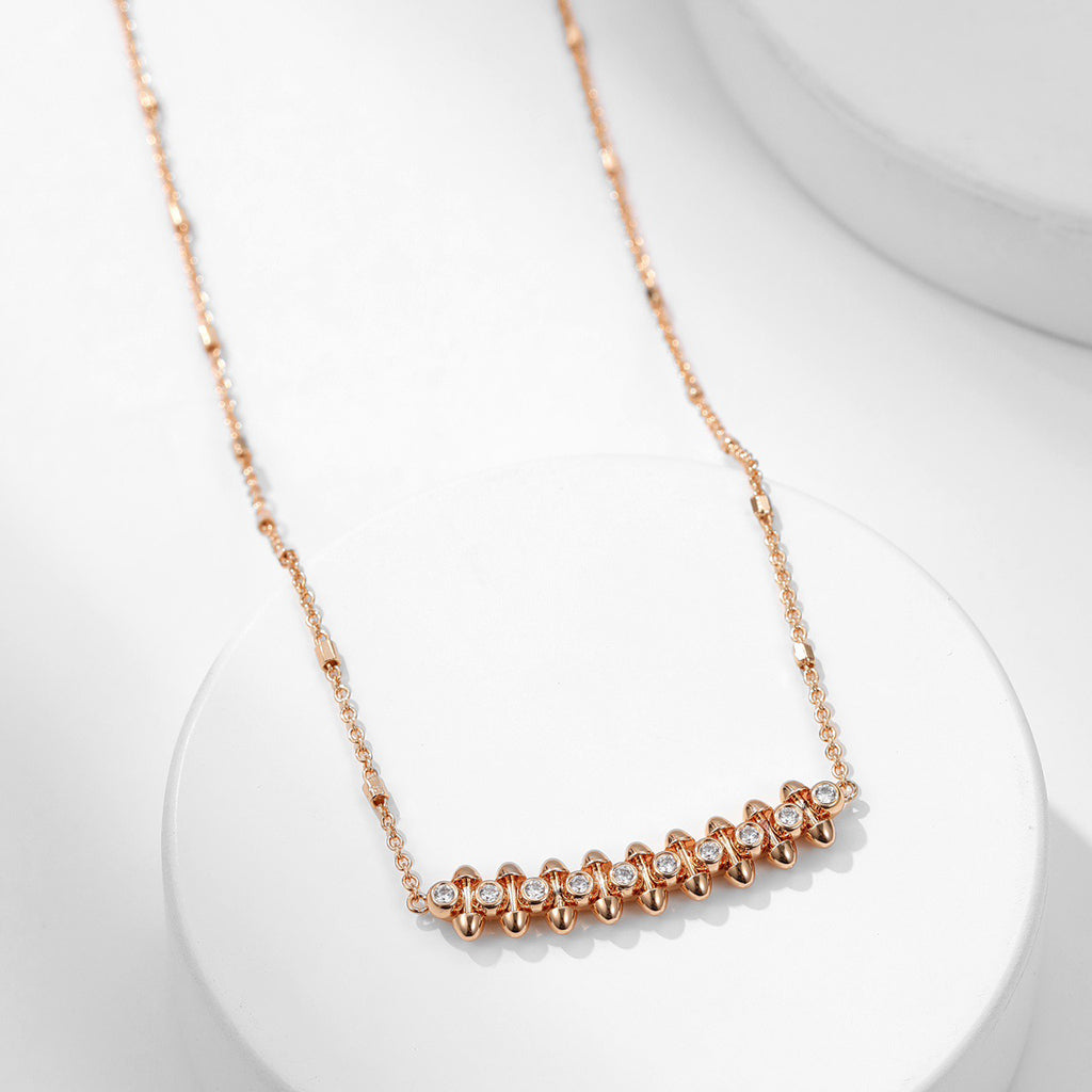 [LUXE JEWELRY] CLASH  MEDIUM DIAMOND NECKLACE