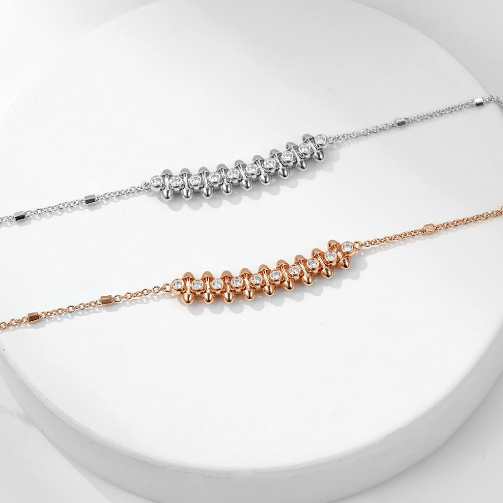 [LUXE JEWELRY] CLASH  MEDIUM DIAMOND NECKLACE
