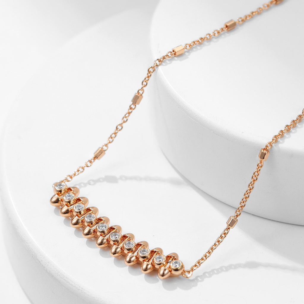 [LUXE JEWELRY] CLASH  MEDIUM DIAMOND NECKLACE