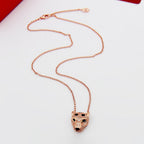 [LUXE JEWELRY] PANTHERE FULL DIAMOND NECKLACE