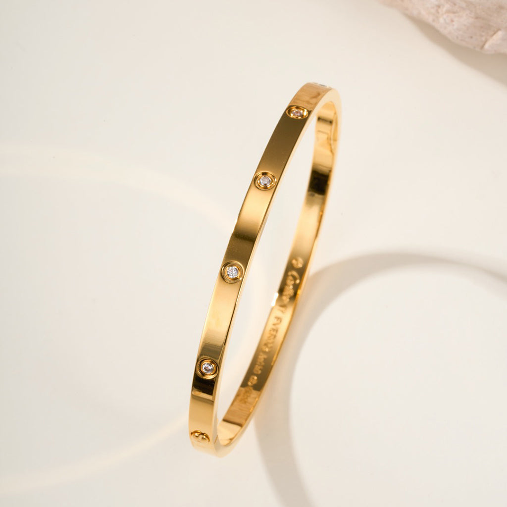 [LUXE JEWELRY] LOVE BRACELET 3.65MM 10 DIAMONDS