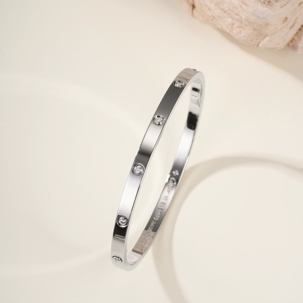 [LUXE JEWELRY] LOVE BRACELET 3.65MM 10 DIAMONDS