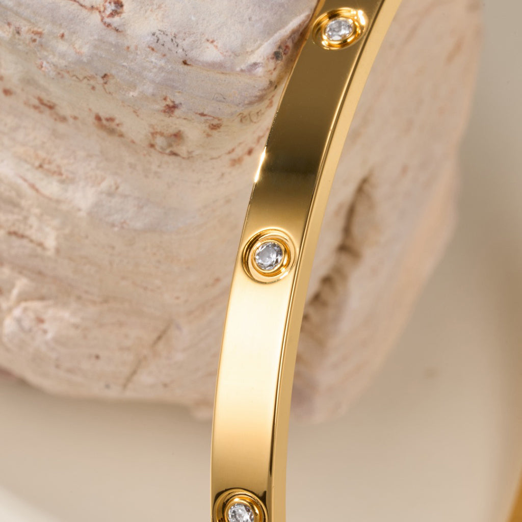 [LUXE JEWELRY] LOVE BRACELET 3.65MM 10 DIAMONDS