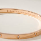 [LUXE JEWELRY] LOVE BRACELET 3.65MM 10 DIAMONDS