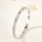 [LUXE JEWELRY] LOVE BRACELET 4.8MM DIAMOND-PAVED