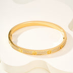 [LUXE JEWELRY] LOVE BRACELET 4.8MM DIAMOND-PAVED