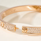 [LUXE JEWELRY] LOVE BRACELET 4.8MM DIAMOND-PAVED
