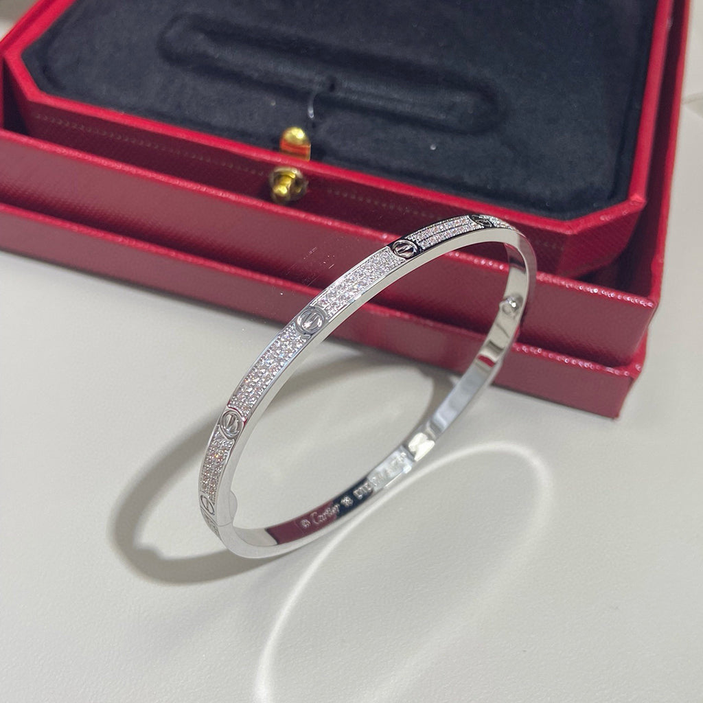 [LUXE JEWELRY] LOVE BRACELET 3.65MM DIAMOND-PAVED