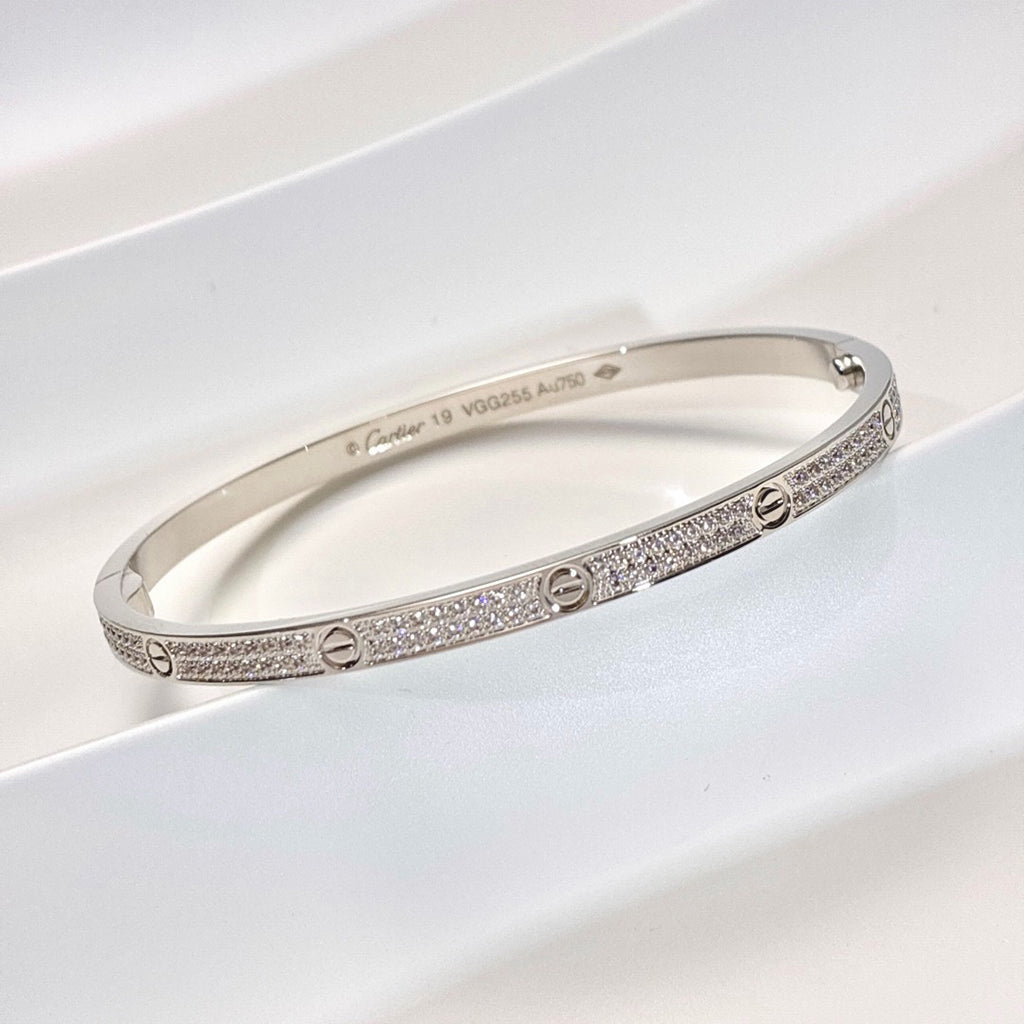 [LUXE JEWELRY] LOVE BRACELET 3.65MM DIAMOND-PAVED