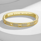 [LUXE JEWELRY] LOVE BRACELET 6.1MM DIAMOND-PAVED 10 BIG DIAMONDS