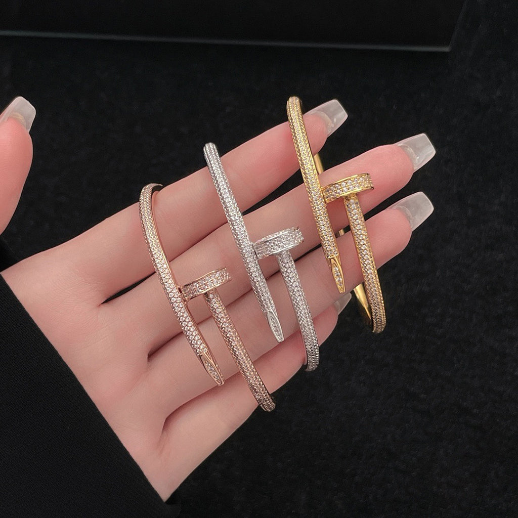 [LUXE JEWELRY] JUSTE BRACELET 3.5MM ALL DIAMONDS