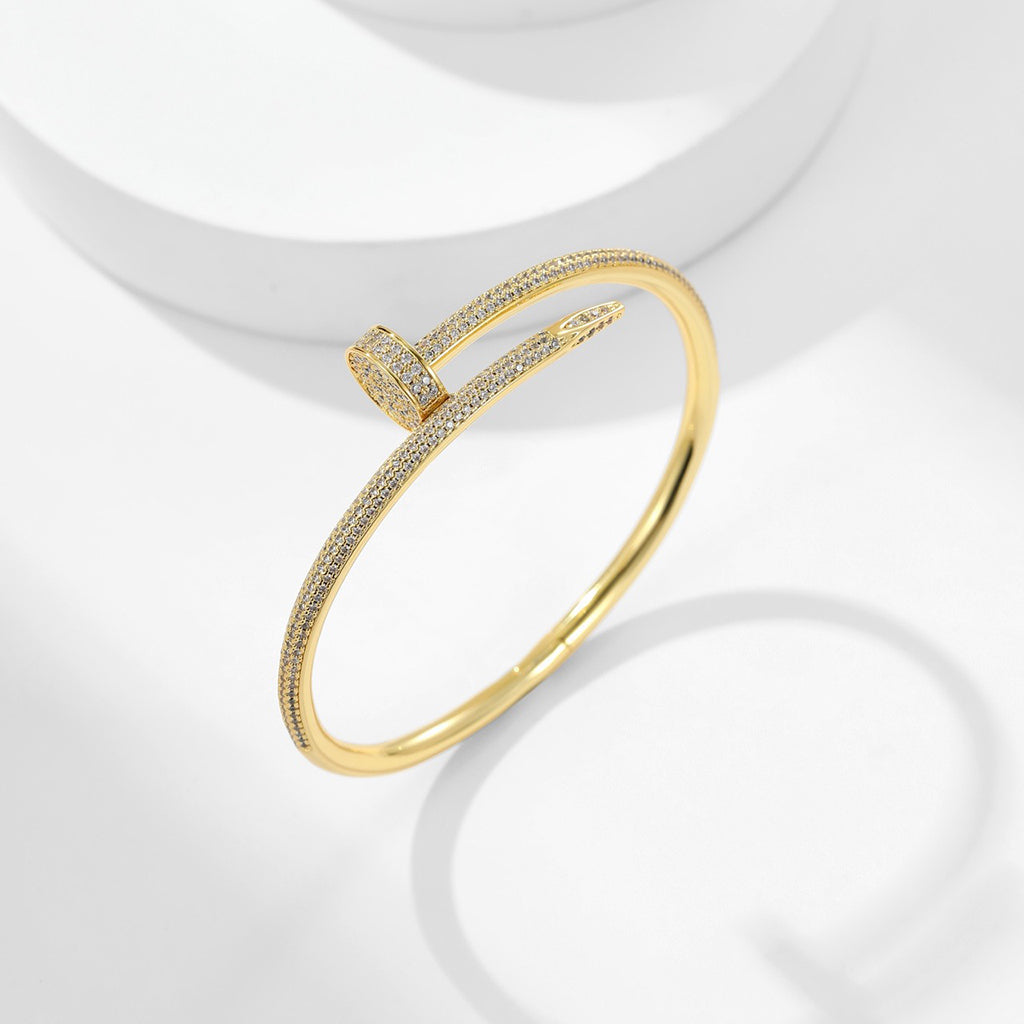 [LUXE JEWELRY] JUSTE BRACELET 3.5MM ALL DIAMONDS