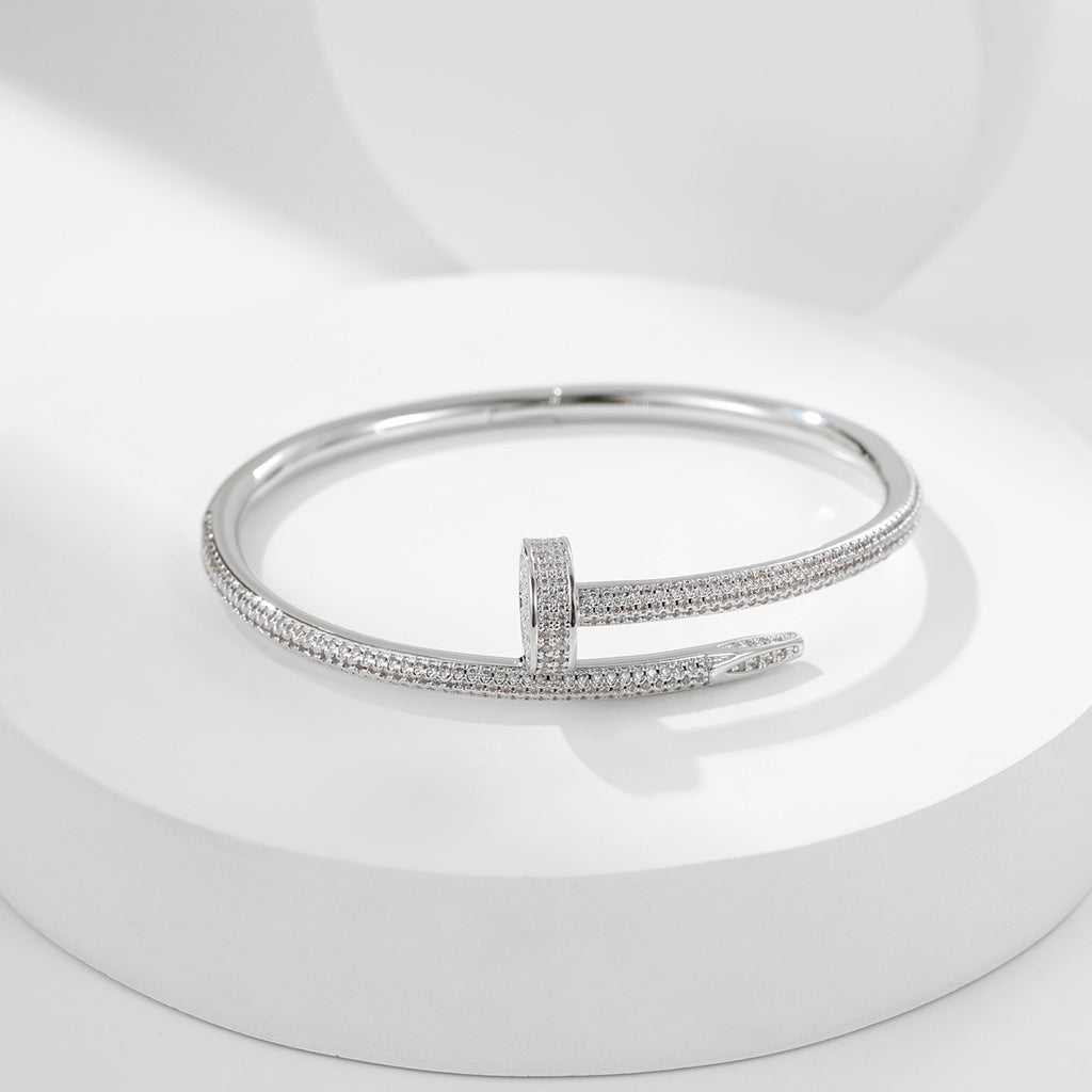 [LUXE JEWELRY] JUSTE BRACELET 3.5MM ALL DIAMONDS