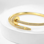 [LUXE JEWELRY] JUSTE BRACELET 3.5MM ALL DIAMONDS