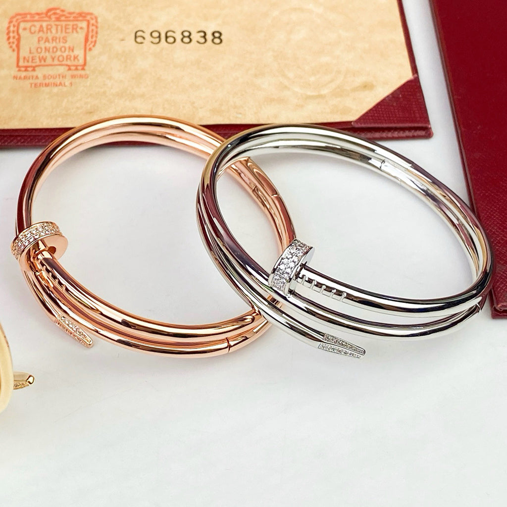 [LUXE JEWELRY] JUSTE BRACELET 3.5MM DOUBLE ROW DIAMOND
