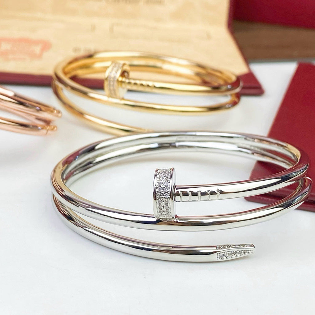 [LUXE JEWELRY] JUSTE BRACELET 3.5MM DOUBLE ROW DIAMOND