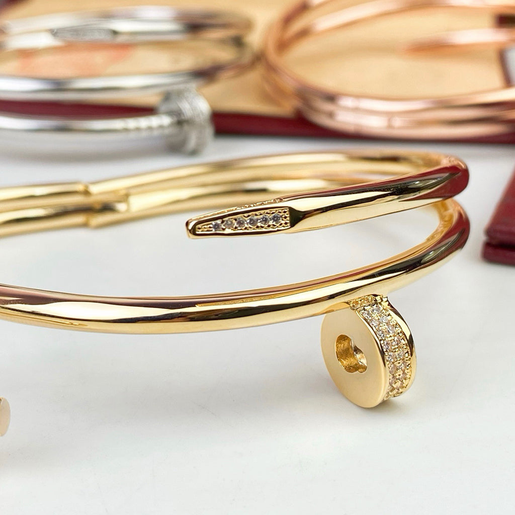 [LUXE JEWELRY] JUSTE BRACELET 3.5MM DOUBLE ROW DIAMOND