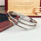 [LUXE JEWELRY] JUSTE BRACELET 3.5MM DOUBLE ROW DIAMOND