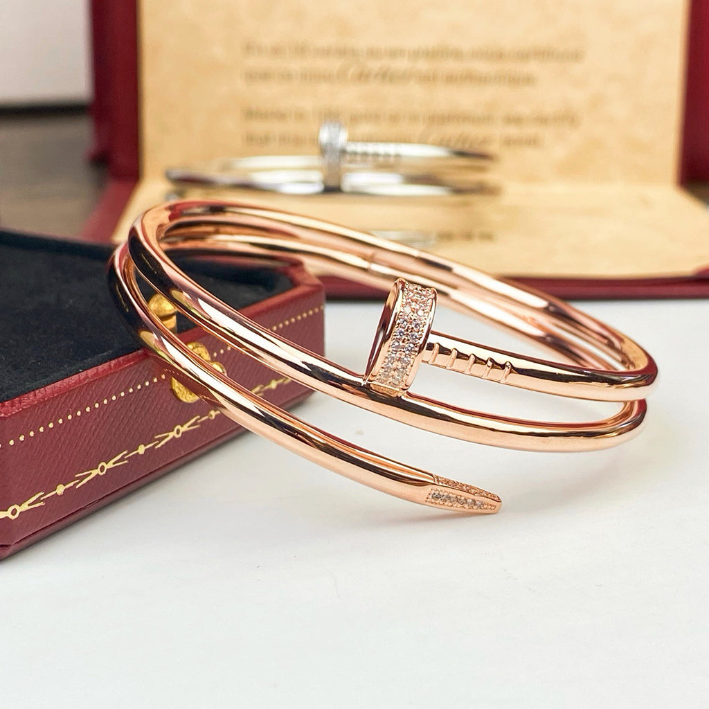 [LUXE JEWELRY] JUSTE BRACELET 3.5MM DOUBLE ROW DIAMOND