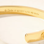 [LUXE JEWELRY] LOVE BRACELET 6.1MM OPEN CUFF