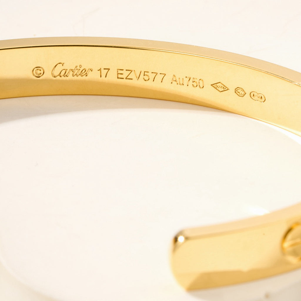 [LUXE JEWELRY] LOVE BRACELET 6.1MM OPEN CUFF