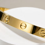 [LUXE JEWELRY] LOVE BRACELET 6.1MM OPEN CUFF
