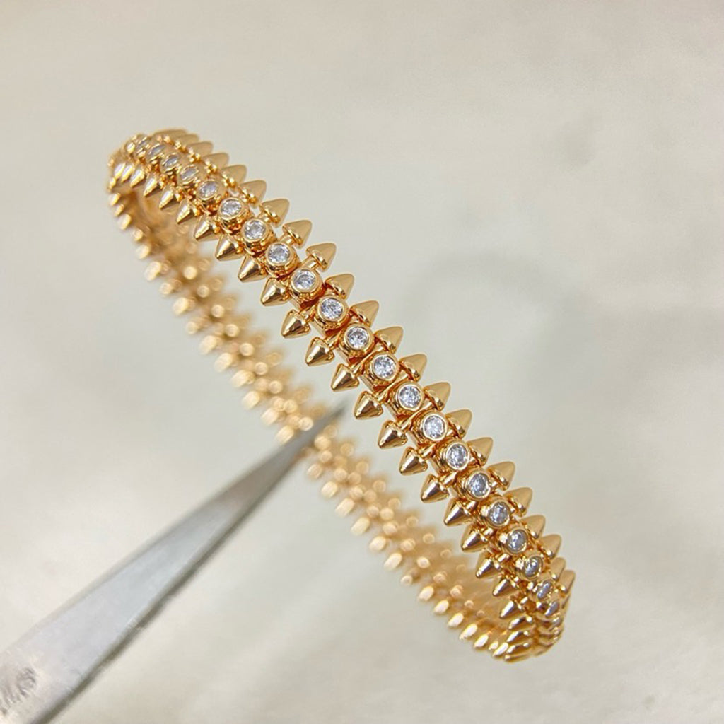 [LUXE JEWELRY] CLASH  BRACELET 8MM DIAMONDS