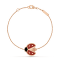 [LUXE JEWELRY]LUCKY SPRING 1 MOTIF PINK GOLD BRACELET