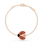 [LUXE JEWELRY]LUCKY SPRING 1 MOTIF PINK GOLD BRACELET