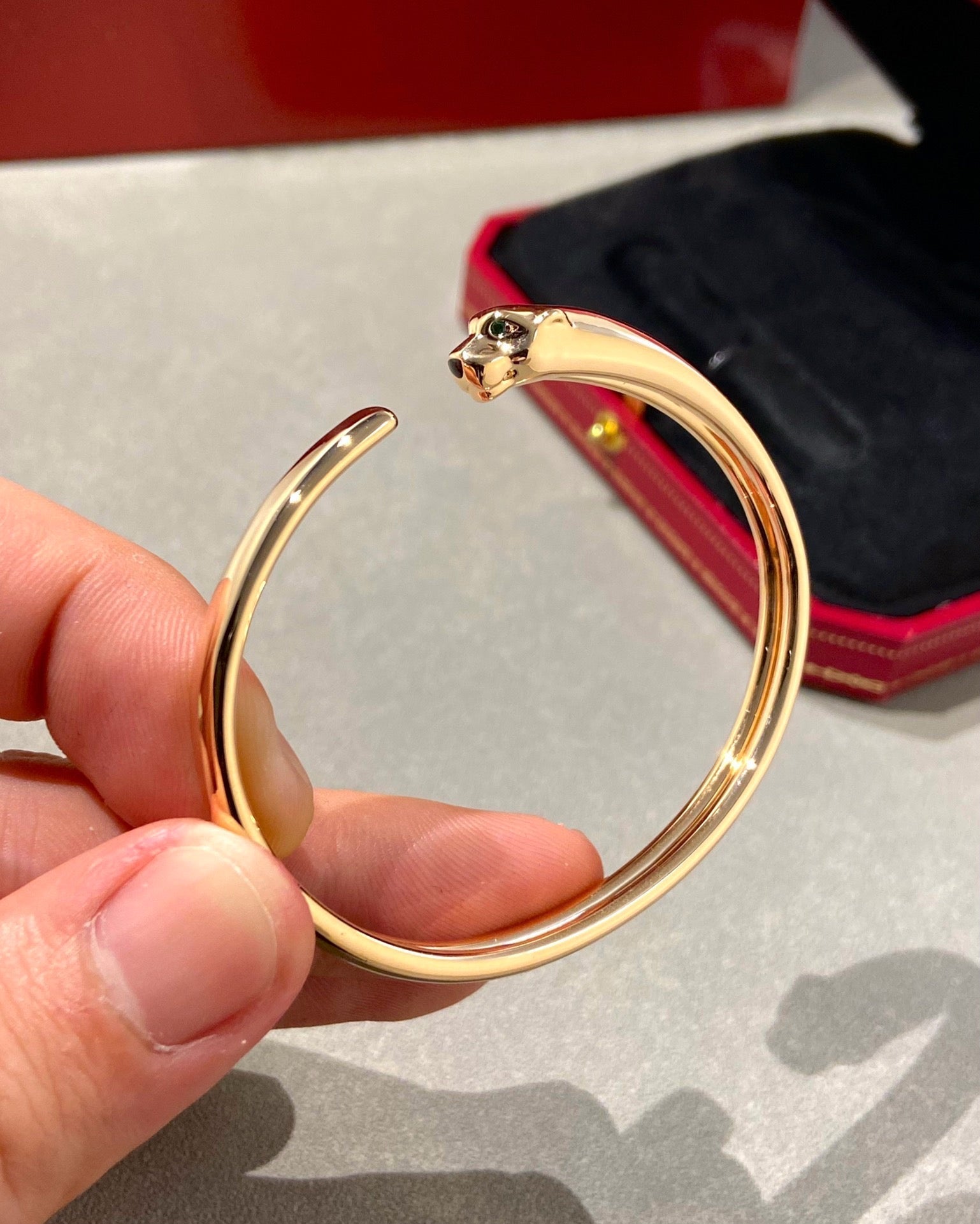 [LUXE JEWELRY] PANTHERE OPEN BRACELET