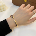 [LUXE JEWELRY] PANTHERE OPEN BRACELET