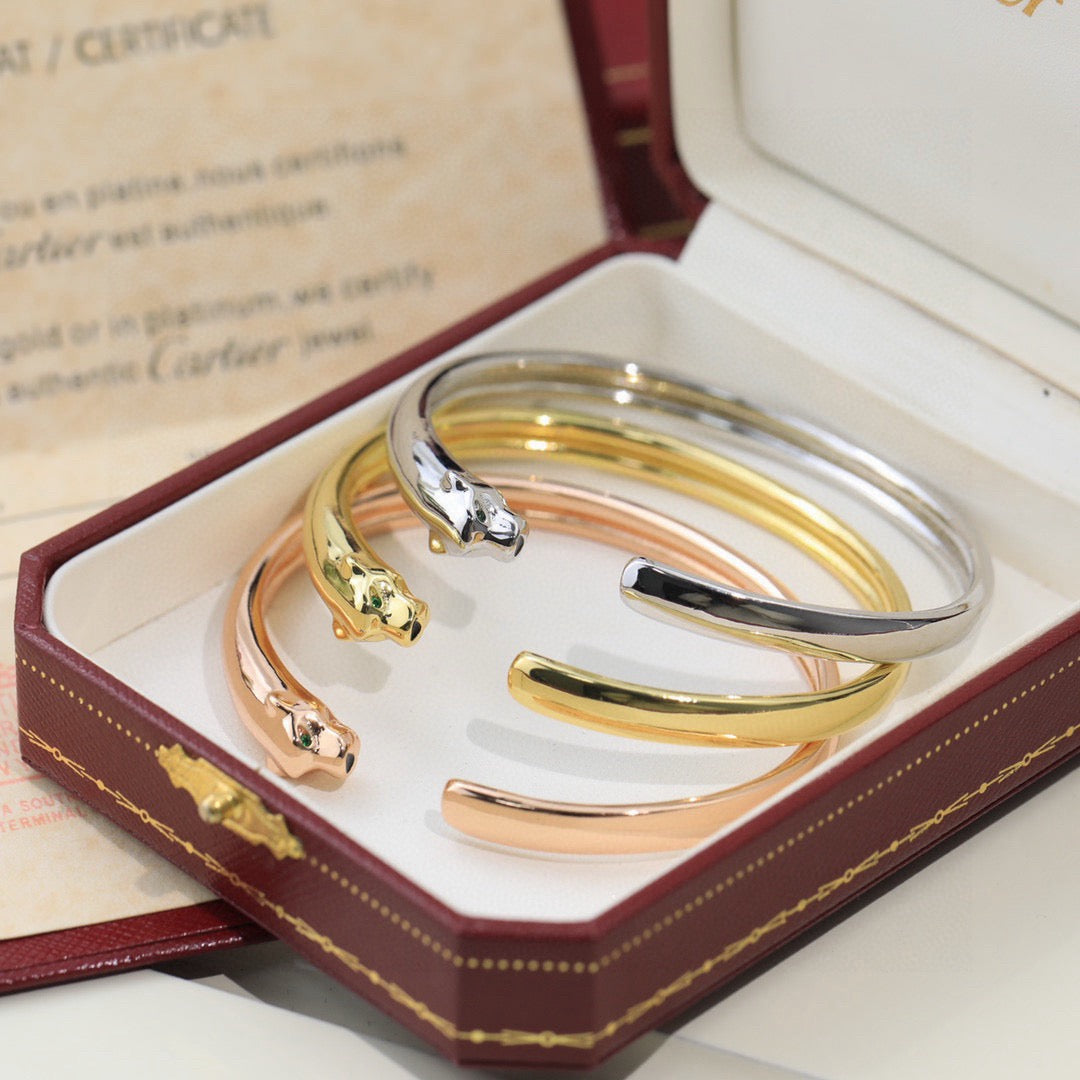 [LUXE JEWELRY] PANTHERE OPEN BRACELET