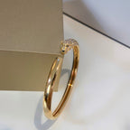 [LUXE JEWELRY] PANTHERE HALF DIAMOND OPEN BRACELET