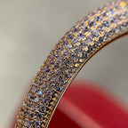 [LUXE JEWELRY] PANTHERE HALF DIAMOND OPEN BRACELET