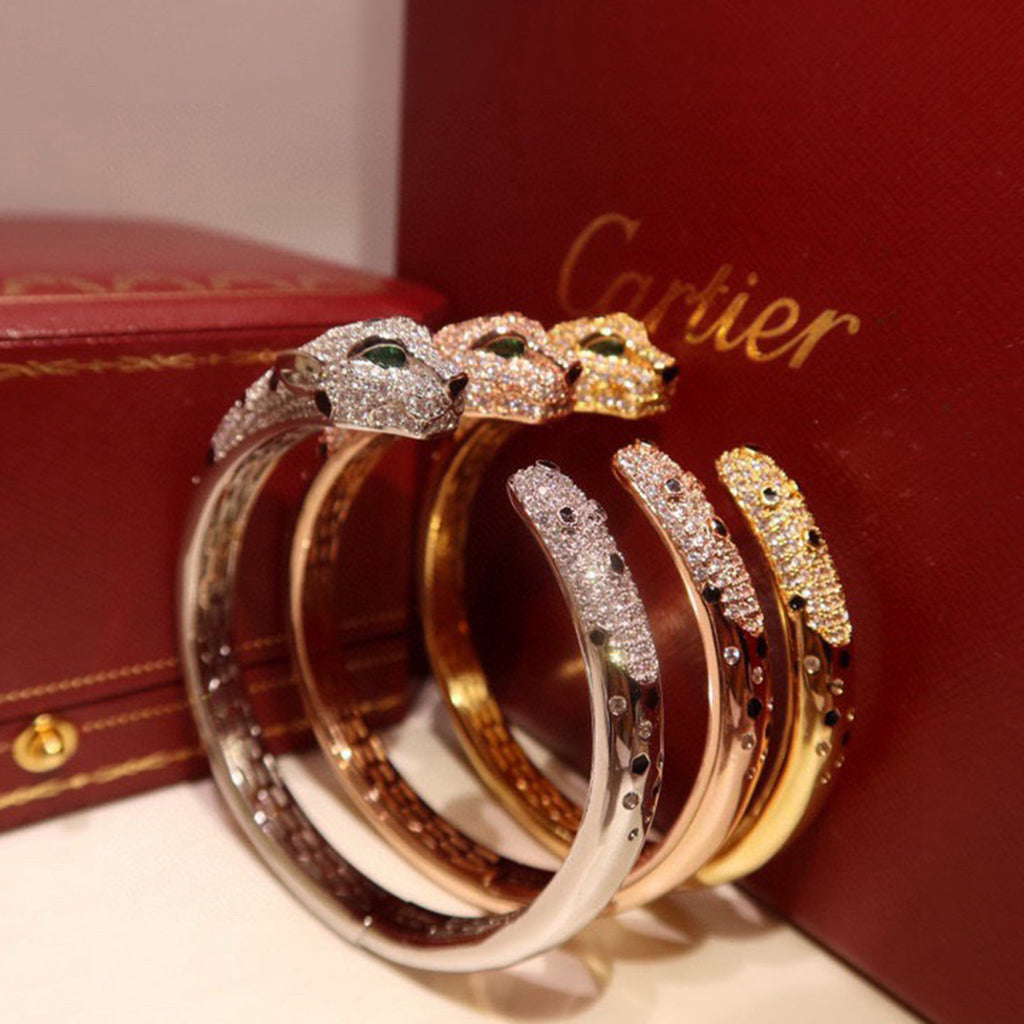 [LUXE JEWELRY] PANTHERE BIG BRACELET DIAMONDS
