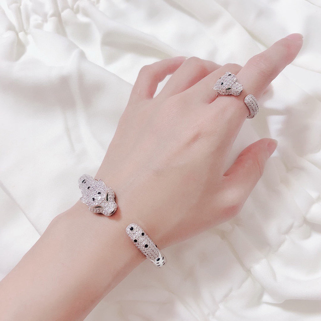[LUXE JEWELRY] PANTHERE BIG BRACELET DIAMONDS