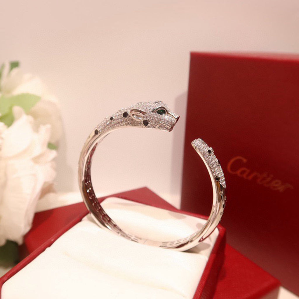 [LUXE JEWELRY] PANTHERE BIG BRACELET DIAMONDS
