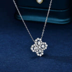 [LUXE JEWELRY]LOOP NECKLACE FULL MOTIF DIAMOND 16MM MULTIPLE COLORS