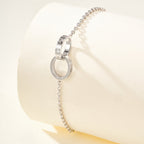 [LUXE JEWELRY] LOVE BRACELET DOUBLE RING