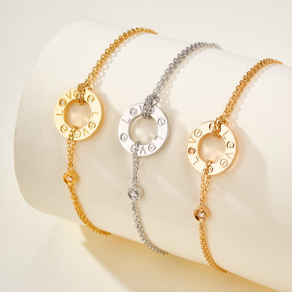 [LUXE JEWELRY] LOVE BRACELET 2 DIAMOND