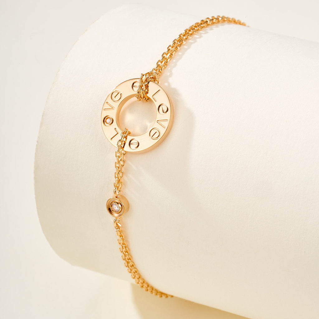 [LUXE JEWELRY] LOVE BRACELET 2 DIAMOND