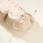 [LUXE JEWELRY] LOVE DOUBLE RING FULL DIAMOND BRACELET