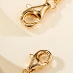 [LUXE JEWELRY] LOVE DOUBLE RING FULL DIAMOND BRACELET