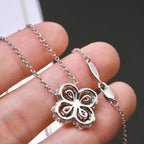 [LUXE JEWELRY]LOOP NECKLACE FULL MOTIF DIAMOND 16MM MULTIPLE COLORS