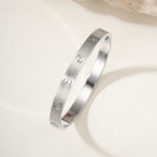 [LUXE JEWELRY] LOVE BRACELET 6.1MM BRUSHED