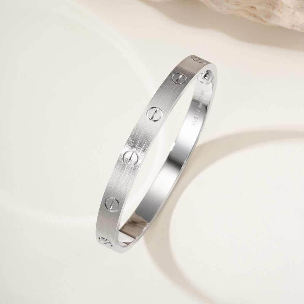 [LUXE JEWELRY] LOVE BRACELET 6.1MM BRUSHED